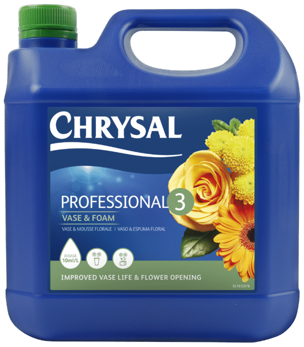 Chrysal Clear Professional #3 Vase & Foam Solution 1 Gal. x 4 (Case)
